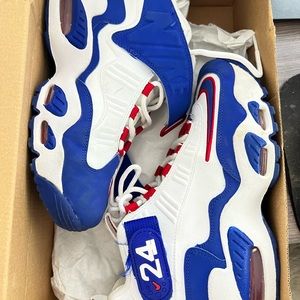 Kids Blue and White Sneakers